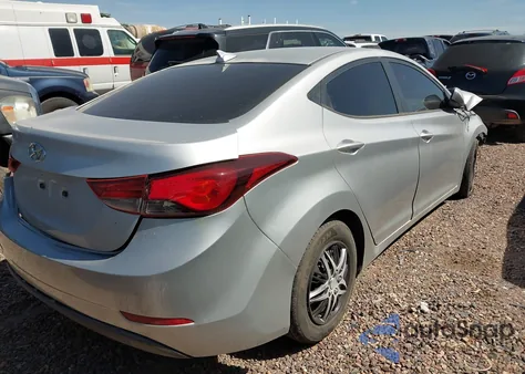 2016 Hyundai Elantra Se z USA, uszkodzony, nr VIN 5NPDH4AE4GH766676
